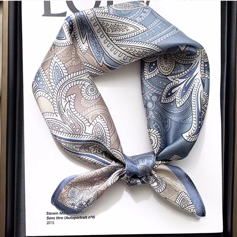 Silk Tie Woven - Женский квадратный шелковый шарф/шарфы 70*70 см,
