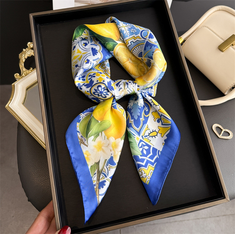 Silk Tie Woven - 2026 Новый шелковый квадратный шарф с