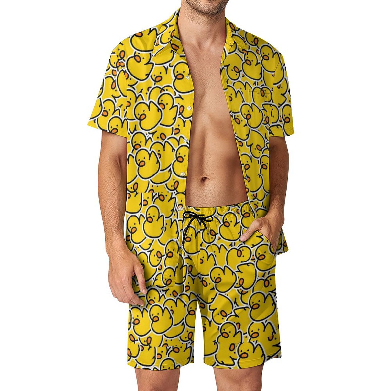 Men'S Formal Beach Wear - Летние мужские комплекты рубашек с 3D