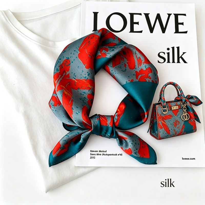 Silk Tie Woven - Новинка 2026: Корейская версия шелкового квадратного