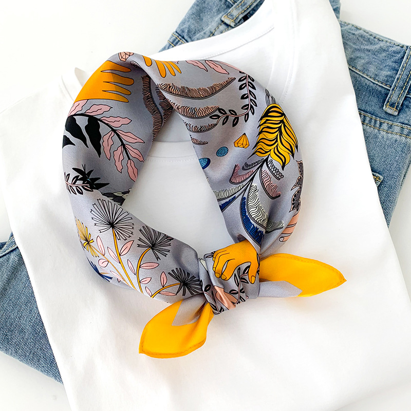 Женский квадратный шелковый ша – обзор и цена Silk Tie Woven