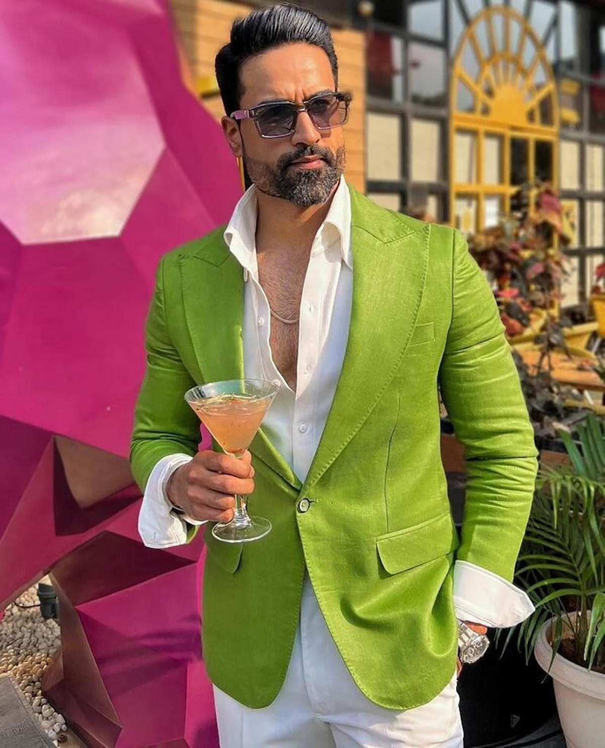 Элегантный зеленый мужской сва – обзор и цена Men Formal Wear Green